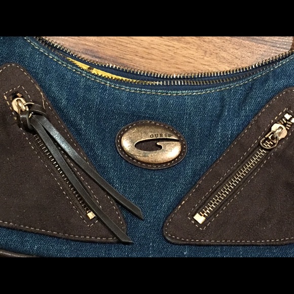 G by Guess mini denim purse - Picture 2 of 6